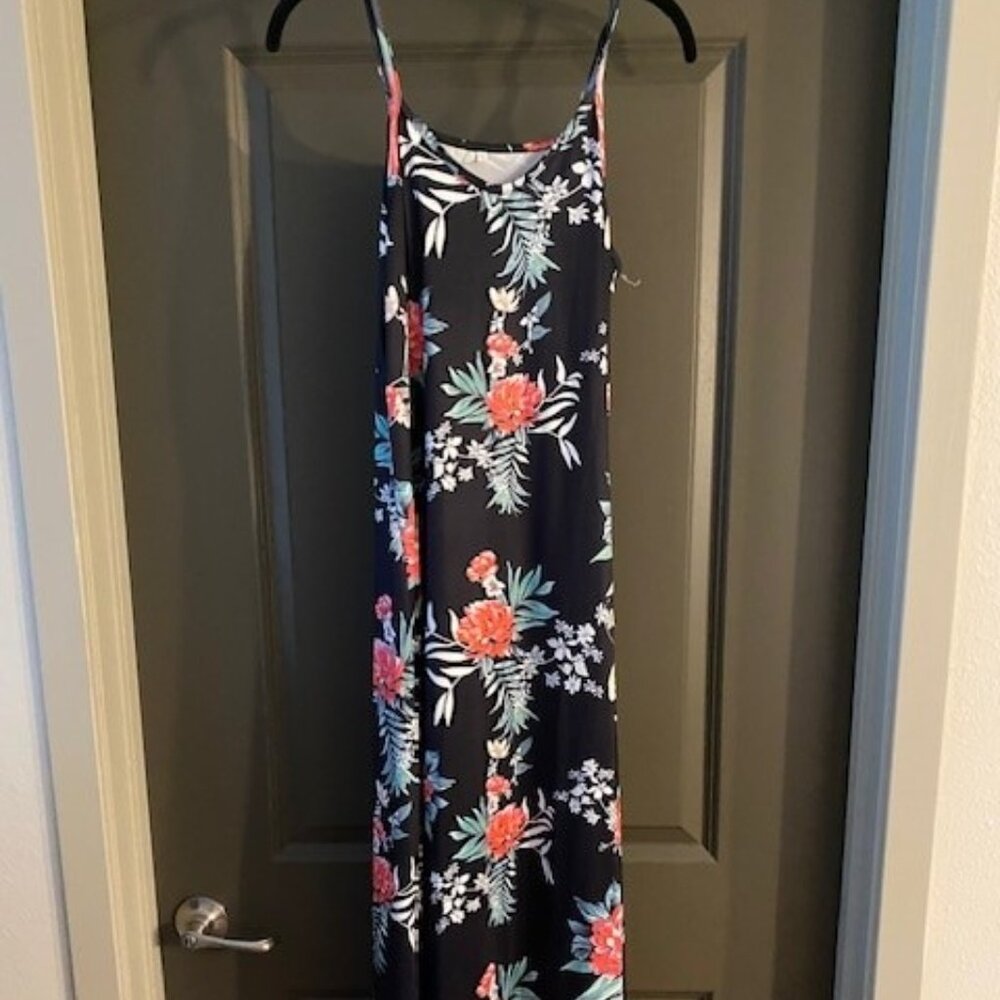 Floral Print Maxi Dress